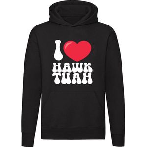 I Love Hawk Tuah Hoodie - spit on that thing - hawk tuh - hawk tuhh - hawk tua - unisex - trui - sweater - capuchon