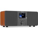 DAB radio met Bluetooth - Audizio Genua - DAB+ radio, FM radio - Auto scan - Donkergrijs