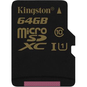 SDCA10/64GBSP 64GB Micro SDXC CL10 UHS-I90R/45W Single Pack w/o Adapter
