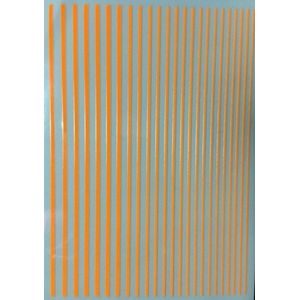 Korneliya Nailart Strip Neon Oranje