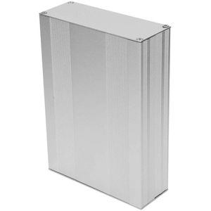 Aluminium behuizing voor elektronische projecten 54 x 145 x 200 mm - inbouwmontage cooling box met PCB terminal.