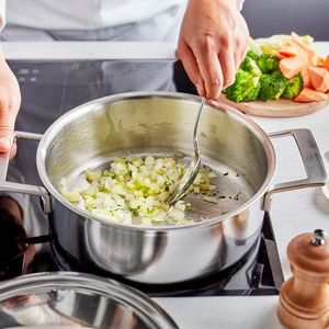 Kookpan - Rood - Roestvrij Staal