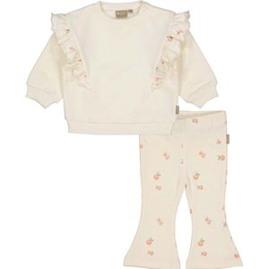 Quapi Meisje babysetje: Sweater Kane en Flared Broek Kristie Cream Forms maat 56