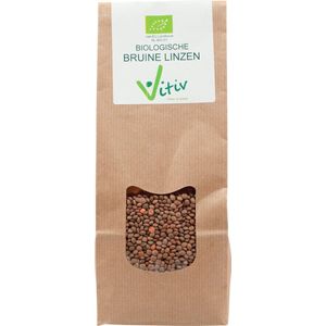 Vitiv Biologische Bruine Linzen 500GR