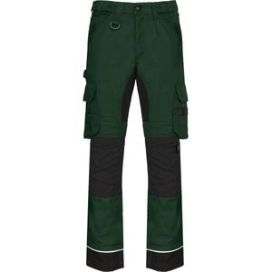 WK. Designed To Work Gerecycleerde performance heren werkbroek WK743 - Forest Green / Black - 56 NL (50 FR)