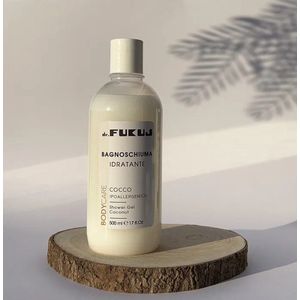 Dr. Fukuj Italiaanse douche creme en badschuim van KOKOS geur - verzacht de huid - heerlijk - natuurlijk - 500ml