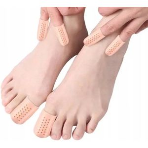 Gel Beschermhoesje voor Vinger en Teen - Maat L met Perforatie
