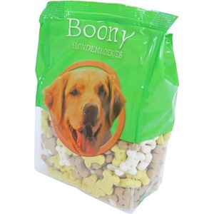 Boony - Hondenkoekjes - Puppy - Botjes Mix - Vanille - 350 gram - 1 zakje