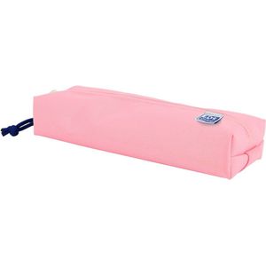 Oxford Etui - roze met elastiek - rechthoekig pennenetui 22cm - etui jongens - etui meisjes