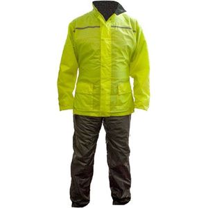 Lem regenpak - Maat S - Zwart/geel