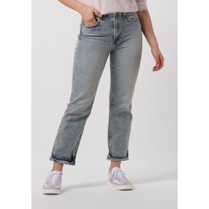 7 For All Mankind Logan Stovepipe Frost With Fold Up Hem Jeans Dames - Broek - Lichtblauw - Maat 28