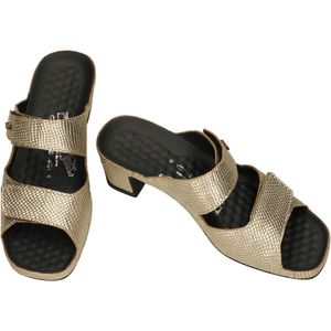 Vital -Dames - goud - slippers & muiltjes - maat 39