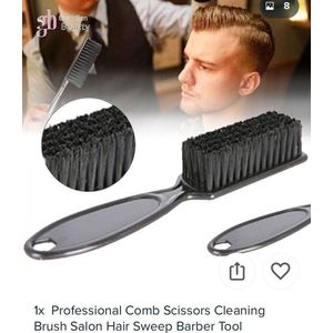 Haarborstel - voor Overlup - Zwart - Haarstylingtools