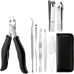 Vitdipy - Pedicure Set - 10 stuks - Nagelverzorging - Pedicureset - Pedicuresets - Pedicure en Manicure Set - Nagelvijl - Met Opbergzak