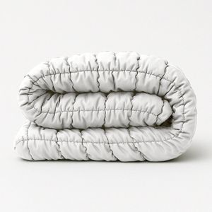 HappyBed - Wasbaar Dekbed - 200x200 - Hoesloos Dekbed - Wit - Bedrukt Dekbed