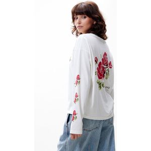 Catwalk Junkie - 2503020403 - Graphic Long Sleeve - Off White