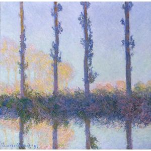 Grafika legpuzzel Claude Monet The Four Trees 1000 stukjes kunst.