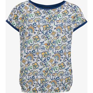 Twoday dames T-shirt met bloemenprint - Wit - Maat 3XL