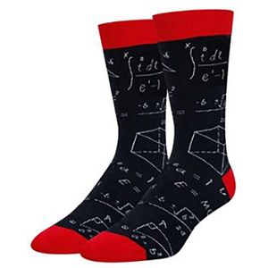 Wiskunde sokken - Sokken - Leuke sokken - Leraar - Docent - Sokken met beroep - Zwart Rood