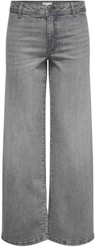 JDY - JDYVANESSA - Jeans - Grijs - Midwaist Wide-leg