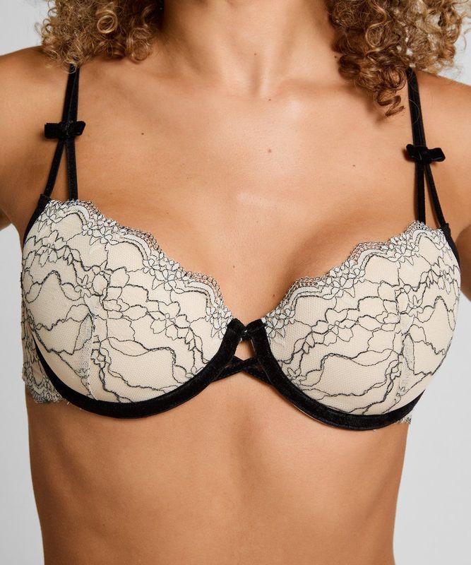 Hunkemöller - Agnes - Voorgevormde Beugel Bh - Wit