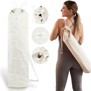 Yogatas voor kleine yogamatten tot 200 cm Grote yogaaccessoires, duurzaam zonder plastic, niet giftig, eerlijk Yogamattas: gymnastiekmat, sportmat, fitnessmat, pilates fitness sportmatten