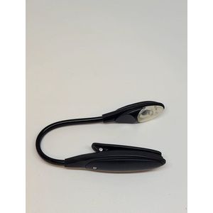 Jumada's - Boeklampje - Leeslampje met klem - LED - optimaal leesplezier - Zwart
