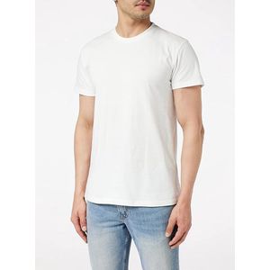 Lower East Heren T-shirt Wit Maat M 100% Katoen