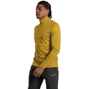 Montane Dart Sweatshirt Met Halve Rits Geel S Man