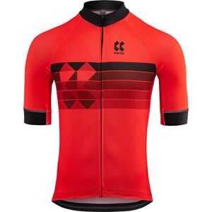 Kalas Motion Z Fietsshirt Heren - Rood/Zwart - Maat 2/S