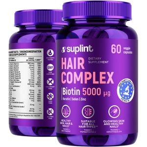 Hair Complex - Haar Vitamines - 60 Capsules - Biotine - Haargroei