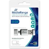 MediaRange - USB Stick - 64GB - USB 3.0 - Zwart