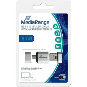 MediaRange - USB Stick - 64GB - USB 3.0 - Zwart