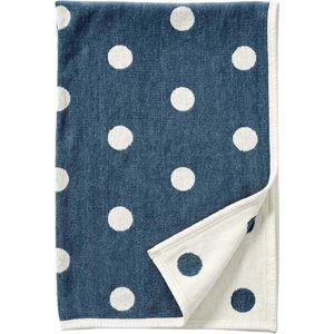 Klippan Ledikantdeken Dots Kids blauw 90x140cm
