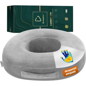 Ergonomisch Donut Zitkussen voor Bureaustoel - Voor Zwangerschap, Aambeien en Stuitbeen Problemen