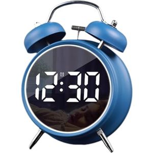 Digitale Wekker 4,5 Inch - Stille LED Alarmklok voor Zware Slapers - Modern Design