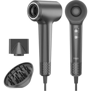 Professionele föhn met negatieve ionen en borstelloze motor - Snel drogen en stil gebruik