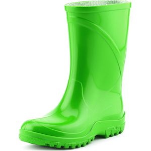 Ladeheid Kinder Regenlaarzen - Jongens Meisjes Antislip Zool - PVC - LA-KL-002-BW - Groen - 25/26