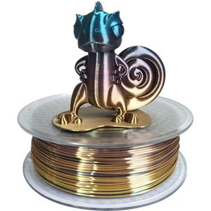 PLA-filament 1,75 mm - 1 kg - metallic zijdeverkleuring - geschikt voor 3D-printers