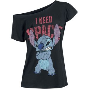 Lilo & Stitch I Need Space Dames T-shirt - zwart - M
