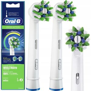 2x Oral-B CrossAction Opzetborstels - Origineel