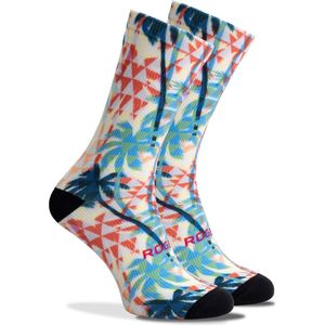 Rogelli Hawaii Fietssokken - Heren - Groen, Roze - Maat 36-41