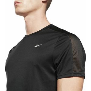 Men’s Short Sleeve T-Shirt Reebok Workout Ready Tech Black