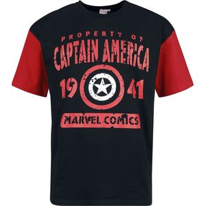 Captain America Captain America 1941 - Big Shirt Heren T-shirt - meerkleurig - L