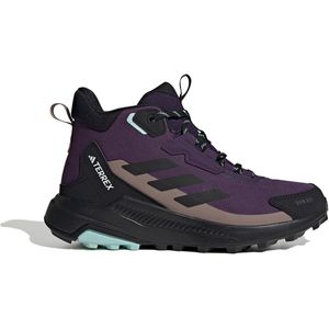 adidas - TERREX Anylander Mid RAIN.RDY Hiking Shoes - Aurora Plum/Core Black/Trace Brown - Bovenwerk van Textiel