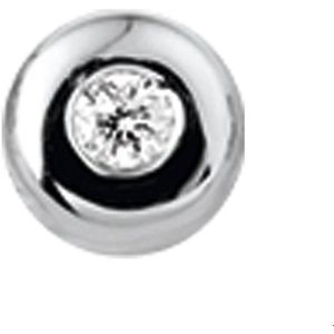 Huiscollectie 4102145 Witgouden hanger met diamant