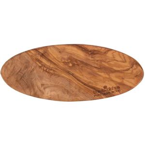 Bowls and Dishes Pure Olive Wood olijfhouten plank Ovaal 30 cm dikte 1,5 cm - Cadeau tip!