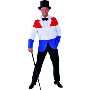 100% NL & Oranje Kostuum | Skybox Supporter Holland Colbert Man | Large | Carnaval kostuum | Verkleedkleding