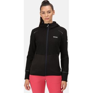 De Regatta Highton Pro fleece met volledige rits - dames - met capuchon - stretch - Zwart