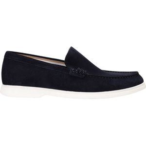 Boss Sienne_loaf Loafers - Suède Instapper - Heren - Blauw - Maat 45